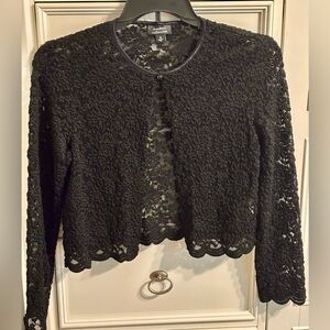 Dressbarn Collection sheer lace cardigan